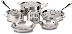 All-Clad D3 Stainless Cookware Set, Pots and Pans