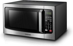 TOSHIBA EM131A5C-SS Countertop Microwave Oven, 1.2 Cu Ft with 12.4"